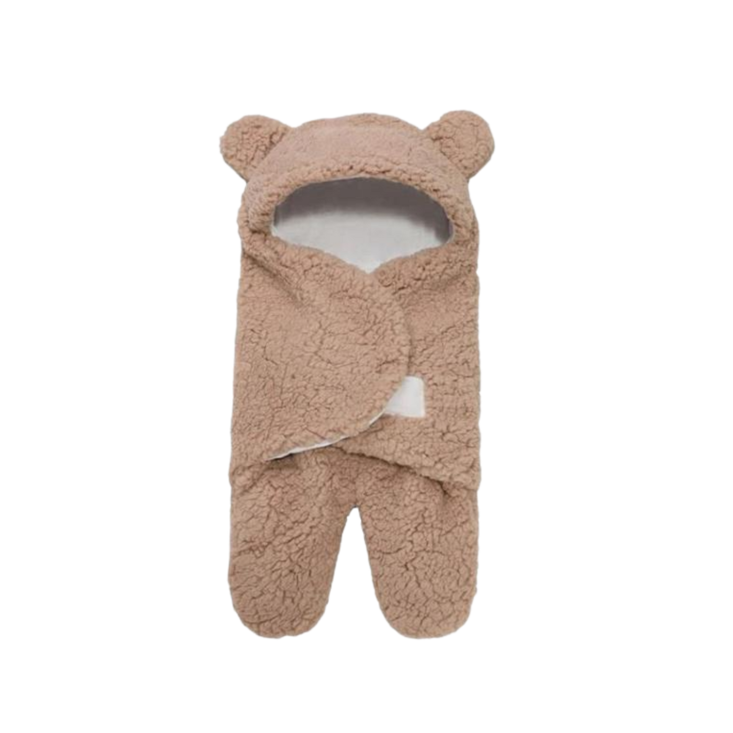 Teddy wikkeldoek newborn - camel