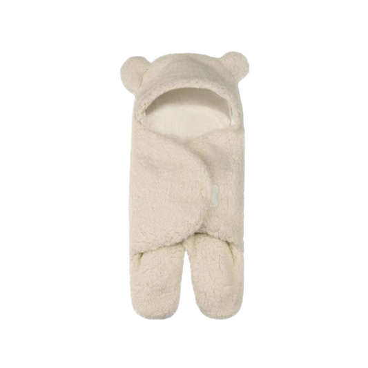 Teddy wikkeldoek newborn - crème